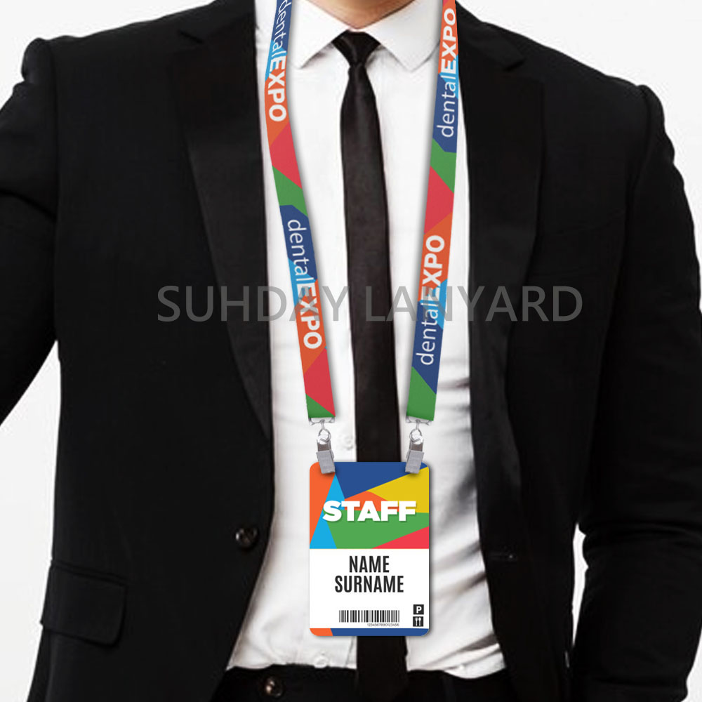 熱昇華全彩轉印帶雙配件與客製識別證參展證圖片3